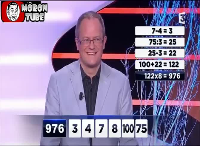 Video :Numbers and Letters - this candidate mocks his rivals as quickly as a calculator
